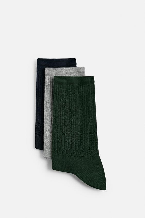 3-PACK OF RIB SOCKS