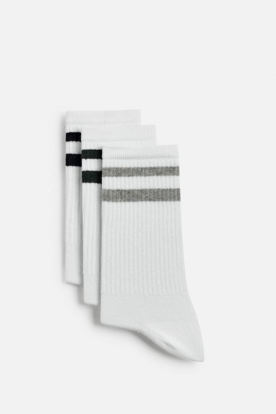 3-PACK OF STRIPED SOCKS