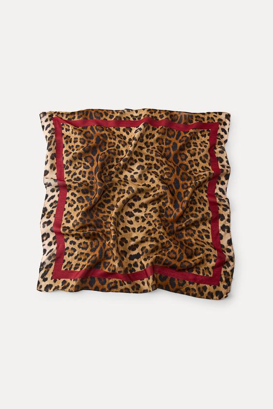 ANIMAL PRINT MODAL SCARF