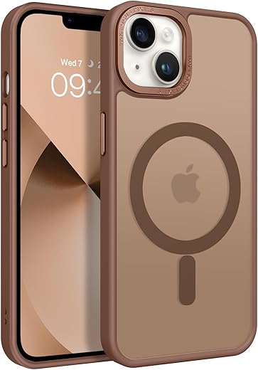 BENTOBEN Magnetic for iPhone 13 Case & iPhone 14 Case [Compatible with Magsafe] Translucent Matte Phone Case iPhone 13/14 Slim Shockproof Women Men Protective Cover for iPhone...