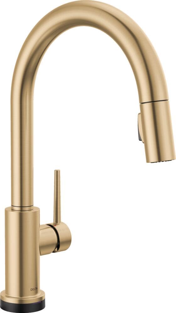 Delta Faucet 9159T-CZ-DST Touch2O Kitchen Faucet, Touch, Champagne Bronze