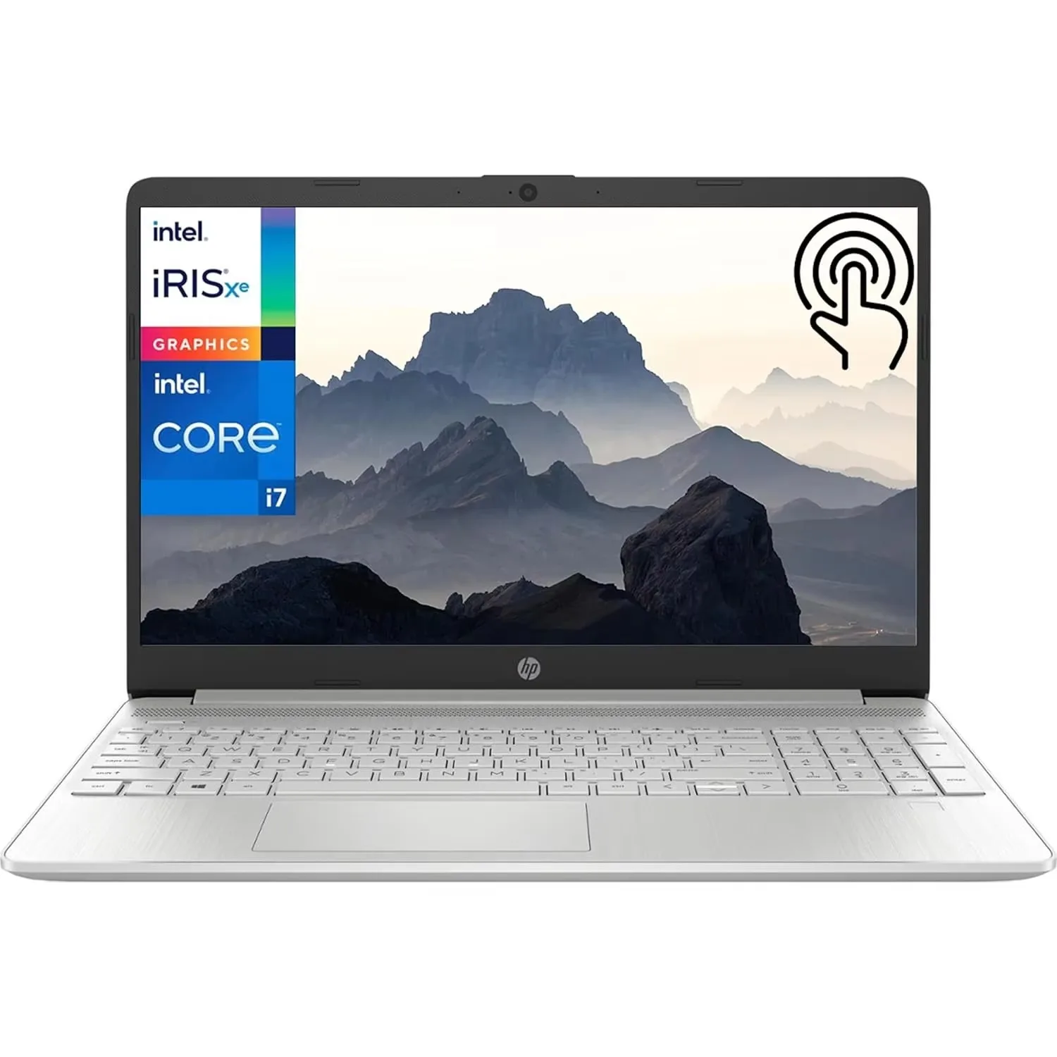 HP 15.6" Business Touchscreen Laptop,Intel Core i7-1255U,64GB RAM,2TB SSD,Windows 11 S,Silver