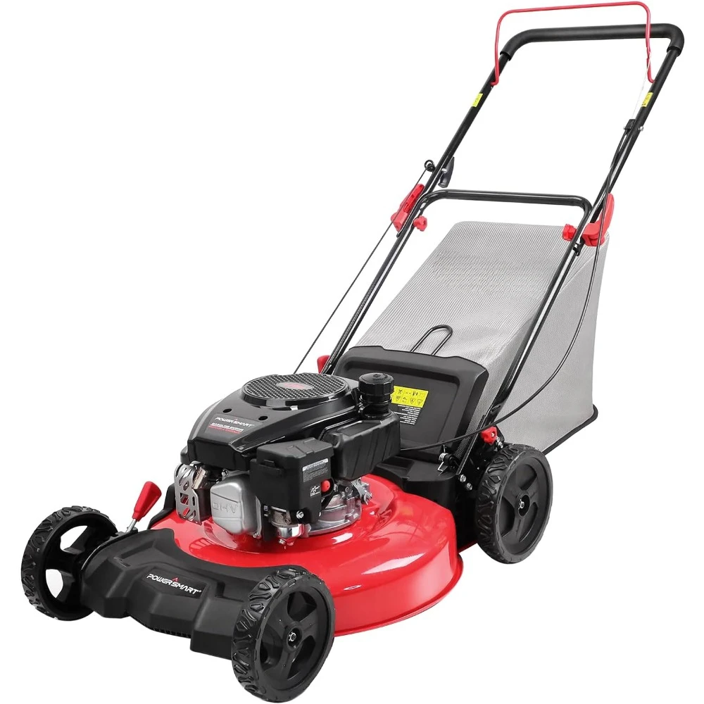 Lawn Mower 21-Inch, 144 cc OHV Engine 3-in-1 Push Mower with Bagging 2024 Version