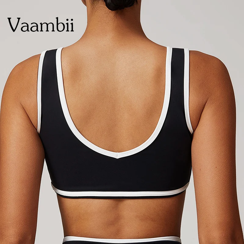 Fitness Running Sports Underwear Workout Tops Yoga Vest Women Elastic Padded Sports Bra Push Up Crop Top Women's Gym Tops