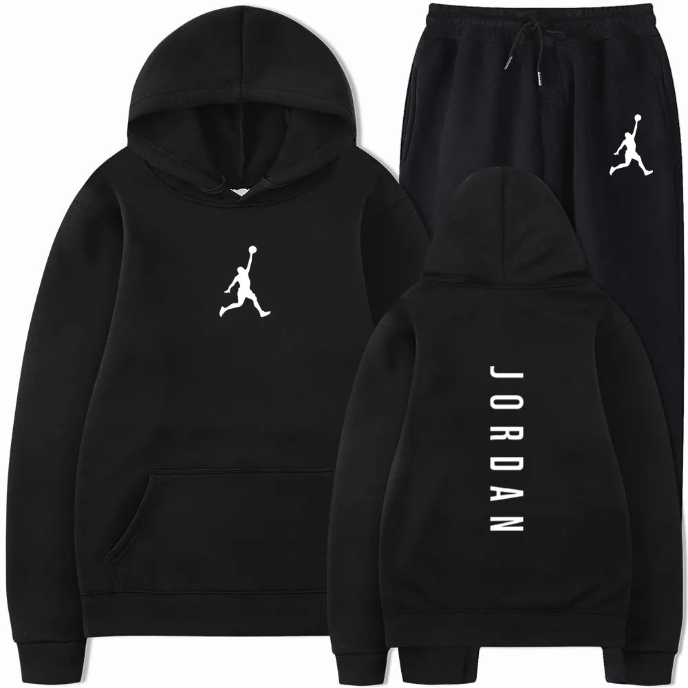 Fashion Men's Sweatshirt Hoody for Men Male Suit Autumn 2024 Female Man Sets Women's Tracksuit Sportswear Hoodies + Sweatpants