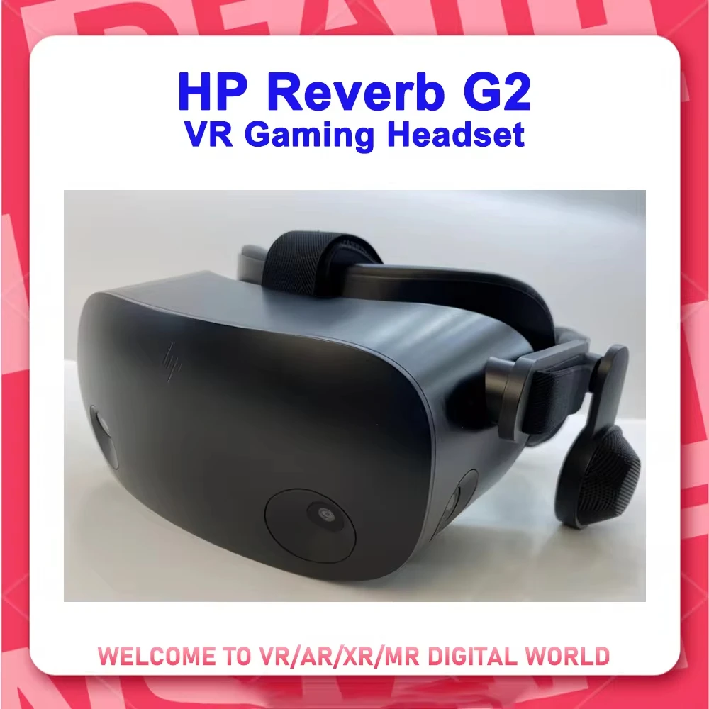 HP Reverb G2 VR Gaming Headset Head-mounted Display HMD PC Game Console Valve Lenses Windows Mixed Reality WMR for SteamVR Games