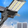 Solar Street Lights Outdoor, 750000Lm Solar Parking Lot Lights Commercial Dusk to Dawn, 6500k IP67