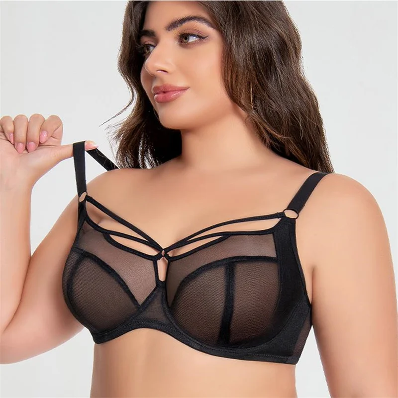 75 80 85 90 95 D E F G H I J K L Big Size Bras for Women Large Busts Minimizer Anti-Sagging Breathable Full Coverage Cups