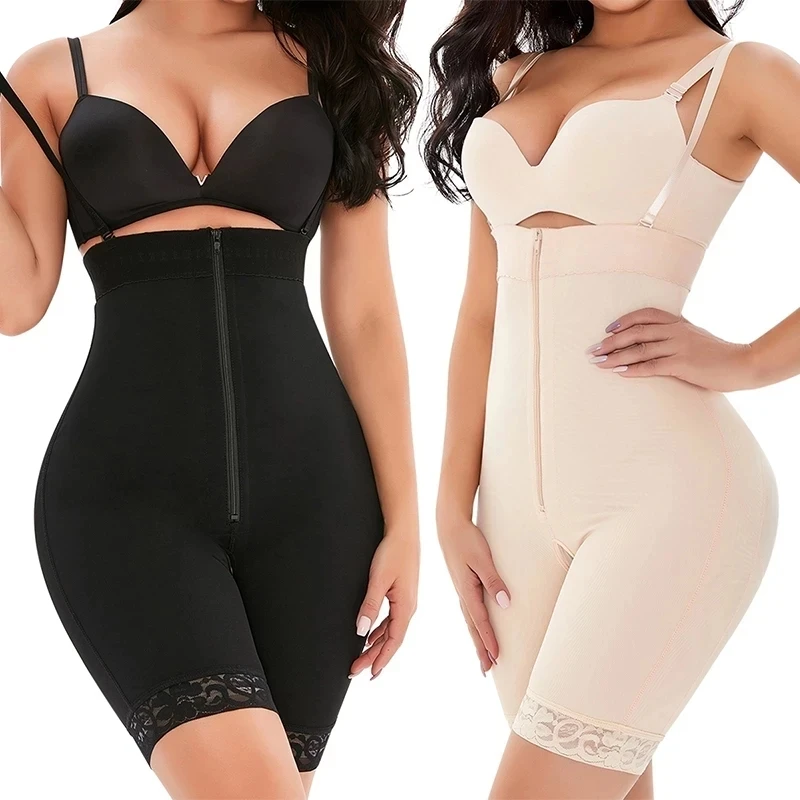 Colombian shaperwear Waist Trainer Full Body Shaper Underbust Slimming Sheath Corset Girdle Butt Lifter Bodysuit Women