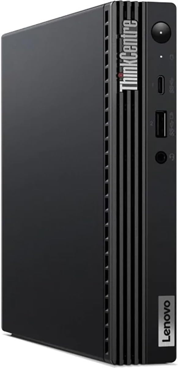 Lenovo ThinkCentre M75q Gen 2 Tiny Desktop Computer, AMD Ryzen 7 PRO 5750GE 3.2GHz, 16GB RAM, 512GB SSD, Windows 11 Pro, Black