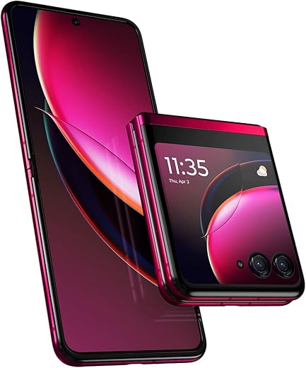 Motorola razr+ | 2023 | Unlocked | Made for US 8/256 | 32 MPCamera |Magenta, 73.95x170.83x6.99mm