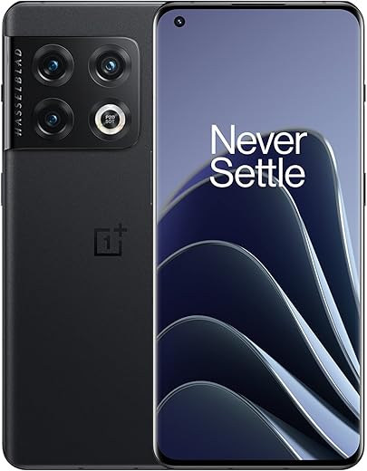 OnePlus 10 Pro 5G Dual-SIM 128GB ROM + 8GB RAM (GSM Only | No CDMA) Factory Unlocked 5G Smartphone Global Version - Volcanic Black