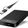 Portable External Hard Drive 1TB Storage Expansion HDD USB 3.0 USB-C for PC, Mac, Desktop, Laptop, Phone, PS4, PS5, PlayStation, Xbox One, Xbox 360, Xbox Series X/S, Android,...