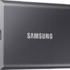 SAMSUNG T7 Portable SSD, 1TB External Solid State Drive, Speeds Up to 1,050MB/s, USB 3.2 Gen 2, Reliable Storage for Gaming, Students, Professionals, MU-PC1T0T/AM, Gray