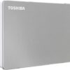 Toshiba Canvio Flex 2TB Portable External Hard Drive USB-C USB 3.0, Silver for PC, Mac, & Tablet - HDTX120XSCAA