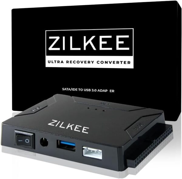 Ultra Recovery Converter The Ultimate Hard Drive Reader & IDE to USB Adapter | 6TB Capacity, USB 3.0, SATA to USB Adapter for IDE to SATA, IDE to USB & Hard Drive Recovery | USB...
