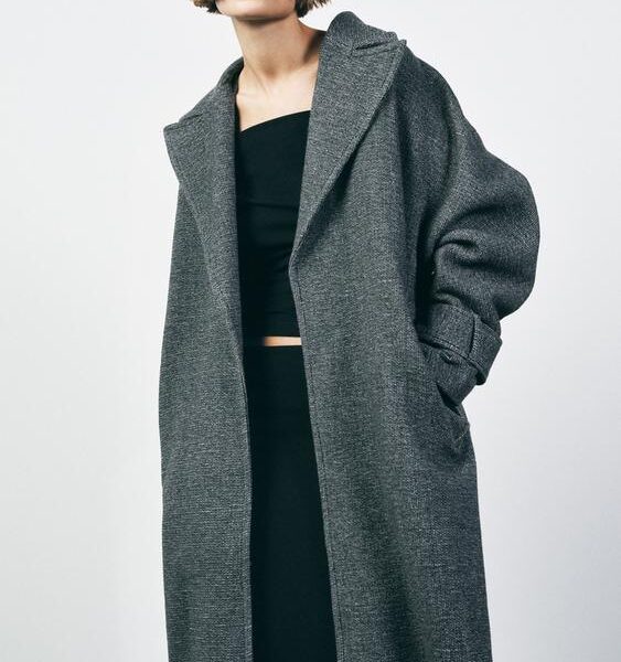 WOOL BLEND COAT ZW COLLECTION