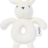 Burt's Bees Baby Unisex Infant Rattle Toy, Nursery Sensory Animal Plush Made with 100% Organic Cotton Shell and Polyester Fill, Sweet Bear, Bunny, or Dog Stuffed Animals for Babies