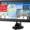GPS Navigation for Car Truck - Navigation System 9 Inchs Touchscreen Navigator with 2024 US/CA/MX Maps, Free Lifetime Map Updates, Voice Broadcast, Speed Camera Warning, Vehicle