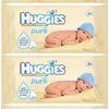Huggies Pure Baby Wipes 56 Count (Pack of 4) 224 Wipes Total