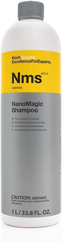 Koch-Chemie NanoMagic Shampoo - Auto Soap with Gloss Cleaning, Water-Repellent, Nano Shampoo Layer (1 Liter)