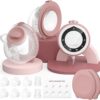 Momcozy Breast Pump V1 Pro Hospital-Grade, Upgraded Electric Pump with 3 Fine-Tuned Rhythms, Hands-Free & Portable Wearable Pump, 3 Modes|15 Levels, Come with Leak-Proof...