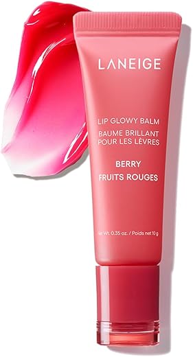 LANEIGE Lip Glowy Balm: Hydrate, Glossy, Lightweight, Moisturize & Tint with Shea Butter